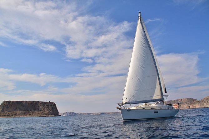 Private Sailing Cruise, Balos and Gramvousa with meal and drinks. - The boat experience: restroom, shower, and a place to rest