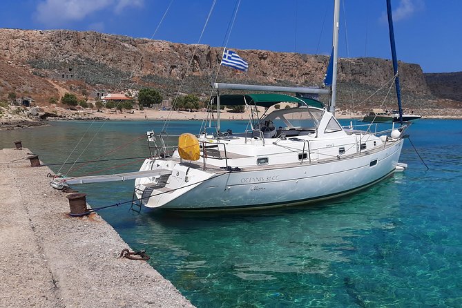 Private Sailing Cruise, Balos and Gramvousa with meal and drinks. - Leaving Kissamos at 10:00 and settling into boat time