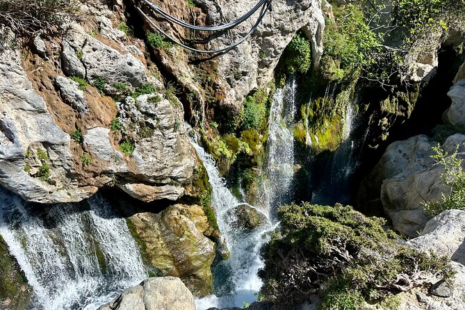 Private South Crete Full-Day Tour-Spili, Kourtaliotiko & Preveli - Stop 1: Kourtaliotiko Gorge viewpoints, optional waterfall swim, and vulture drama