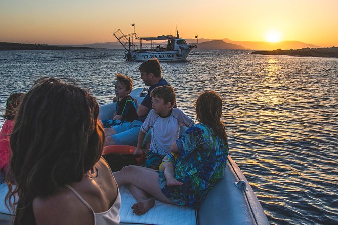 Private Sunset boat trip in Chania, Crete (price is per group) - Sunset at sea with Cretan wine, cheese, and fruit