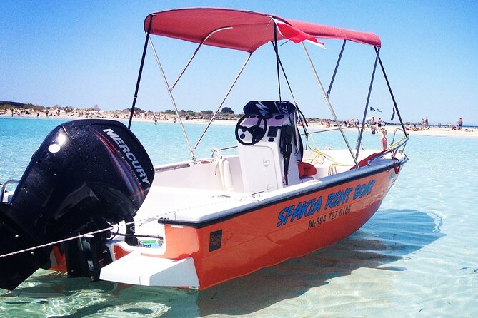 RENT A BOAT 5,5m-30hp LICENCE FREE MARATHI - Your Day on the Water: Freedom to Choose Coves, Caves, and Swim Stops