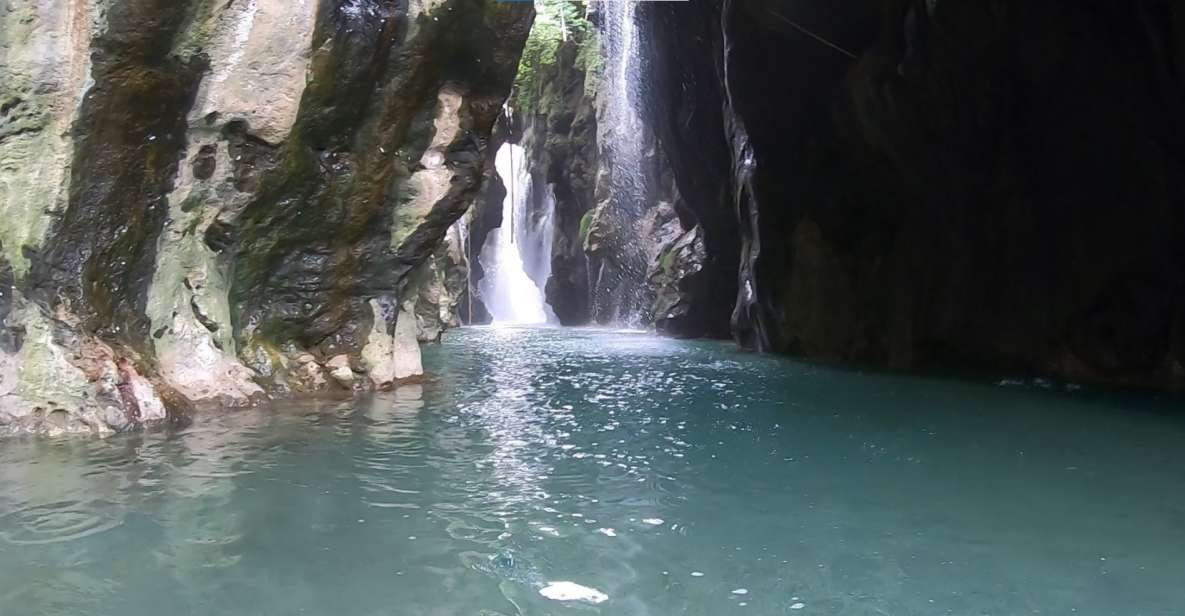 Rethymno: Canyoning Tour in the Kourtaliotiko Gorge - Kourtaliotiko Gorge start: towering walls, steps, and Saint Nicolas