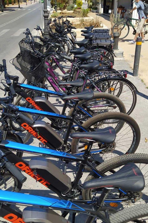 Rethymno: e-Bike Tour on the old city - The Loggia and Arkadiou Street: from landmark to everyday city