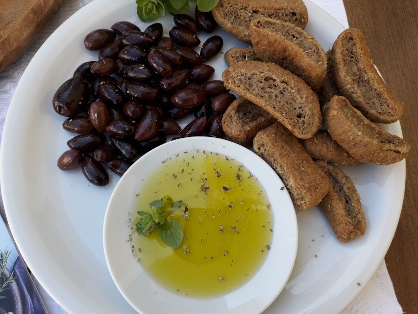 Rethymno: Olive Oil Tasting with Cretan Food Pairing - The grove walk: olives, myths, and the Gethsemane Garden stop