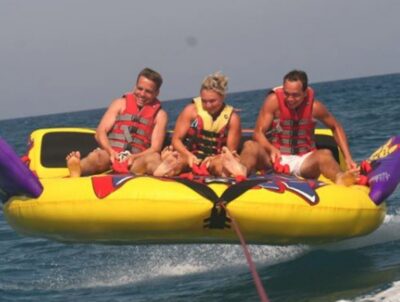 Rethymno Town: Sea Watersports Activities on the Beach - What you can ride: slides, banana, crazy sofa, and water-ski