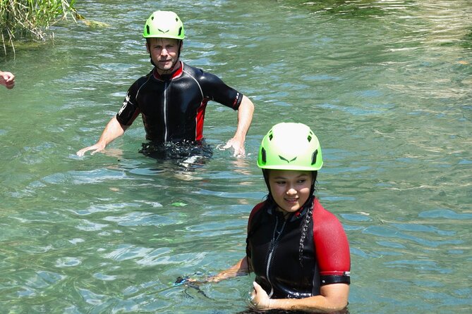 River Trekking at Kourtaliotiko Gorge - Kourtaliotiko Gorge: the setting you reach by swimming