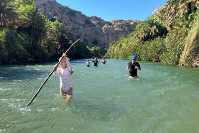 River Trekking at Kourtaliotiko Gorge Waterfalls to Preveli Beach - Where You Meet (Gefyra Taverna) and What Happens Before You Move
