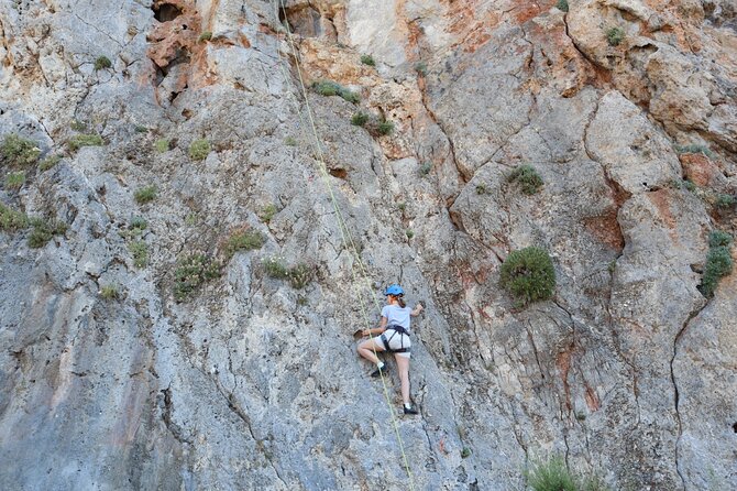 Rock Climbing on Crete with a Guide at Rethymnon, Plakias beach - Plakias beach time after climbing: recovery with a view