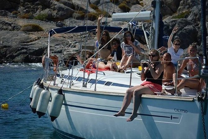 SAILING DAY 4.5h-5h or SUNSET 3h-4.5h from Hersonissos CRETE - Dia Island Day: Chapel Walk, Snorkel Time, and Beach Relaxing