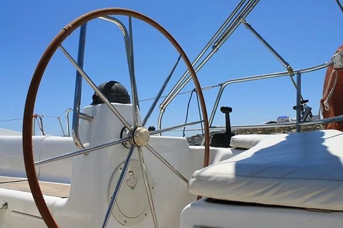 SAILING DAY 4.5h-5h or SUNSET 3h-4.5h from Hersonissos CRETE - On Board: Swim, Snorkel, SUP, and Even Fishing Gear