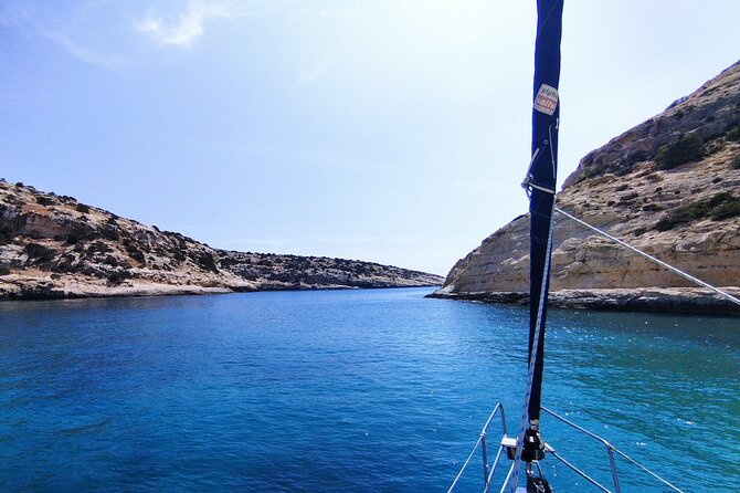 Sailing in South Crete with transfer from Matala & Ag. Galini - Getting your day right: timing, meeting point, and what to bring