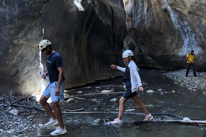 Sarakina Gorge hiking & swim Adventure - Jeep Safari South Crete - Kritsa village stop: cobblestones, olive country, and an easy walk
