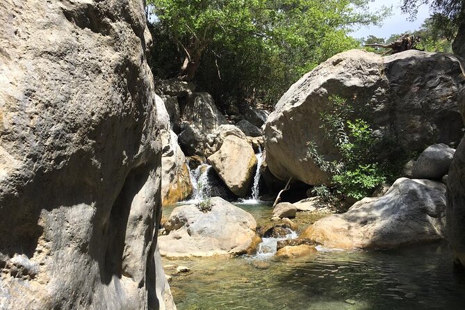 Sarakina Gorge hiking & swim Adventure - Jeep Safari South Crete - The Mirabello Gulf viewpoint and Kroustas Pine Bee Forest off-road time