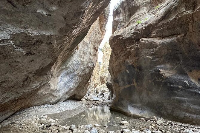 Sarakina Gorge hiking & swim Adventure - Jeep Safari South Crete - Males village coffee break and pacing that won’t feel frantic