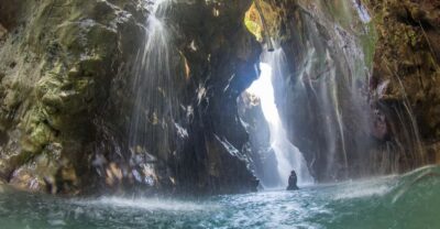 Snorkel trip to the Kourtaliotiko Waterfalls Plakias - From the Plakias PADI center to the staircase descent
