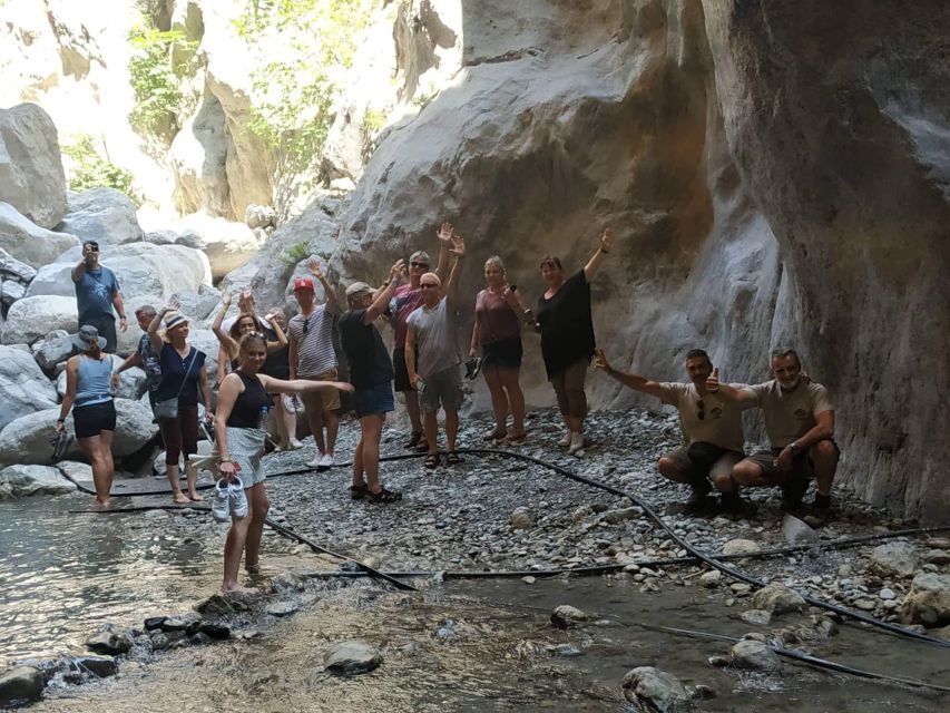 South Crete: Sarakinas Gorge Hike, Swim & Jeep Safari - Voulisma Beach swim: clear water payoff