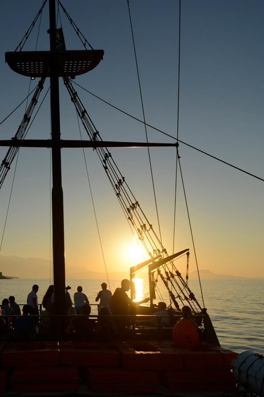 Sunset cruise at St. George Bay from Hersonissos port - Sunset Wine Tasting at Saint George Bay in plain terms