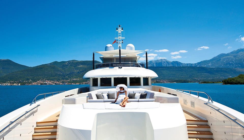 Sunset Cruise from Hersonissos port to St. Georgios bay - Sailing Along the Coast Toward Malia