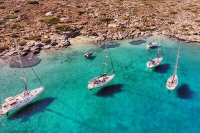 Sunset Cruise from Hersonissos port to St. Georgios bay - Premium Catamaran Comfort and the Onboard Setup